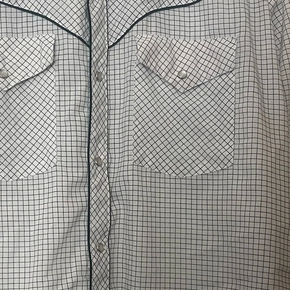 Vintage Caravan Pearl Snap‎ Western Button Down Size Large - Picture 4 of 6